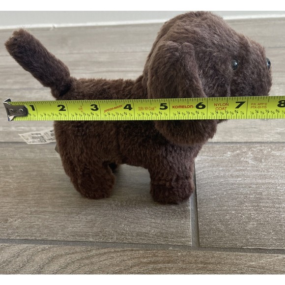 American Girl 2013 Pet Brown Dog Chocolate Chip Labrador Lab Hard Body Plush Toy - Picture 5 of 8